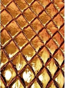 Курточная ткань золотой металлик