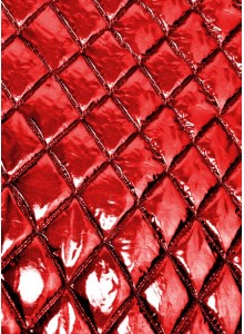 Курточная ткань красный металлик